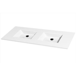 Specialty Products Vanico Maronyx: 60'' Double Bowl sink, 3 Hole